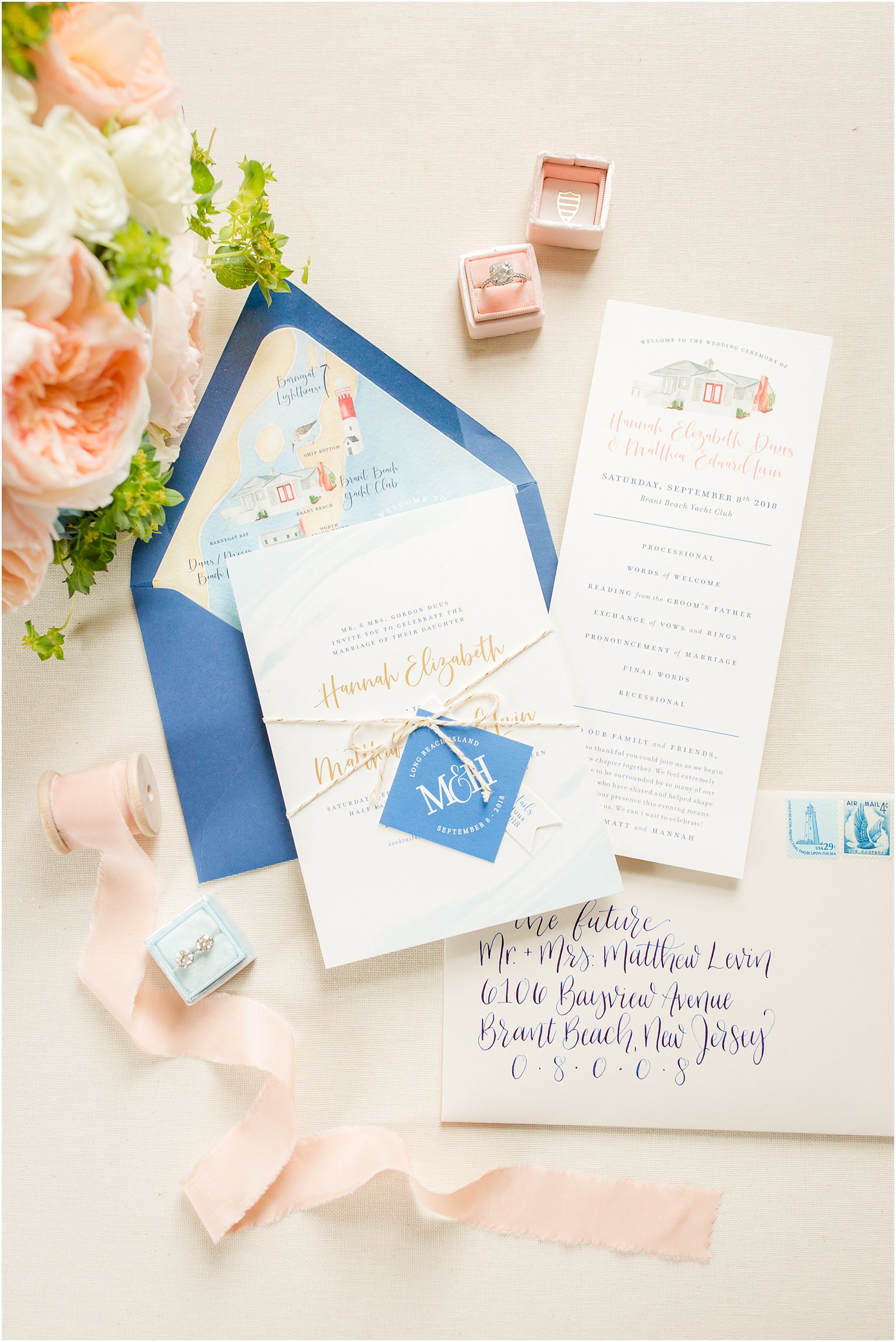 wedding invitation by Crisp by Britt