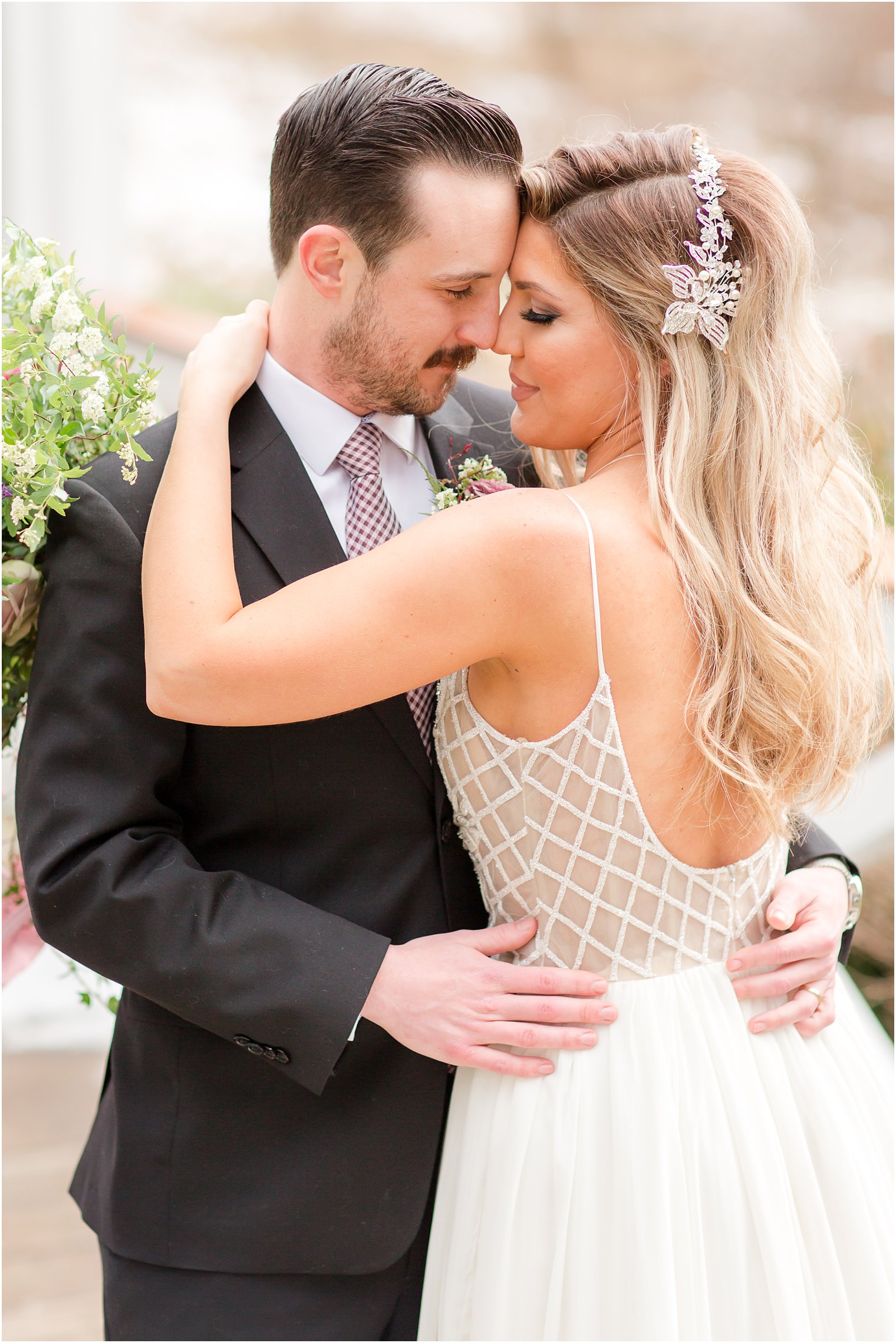 Wedding hair piece by AW Bridal