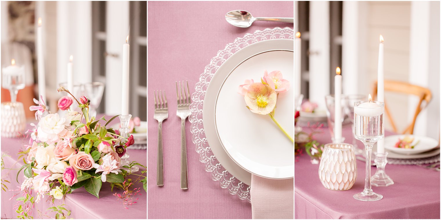 Sweetheart table setting ideas