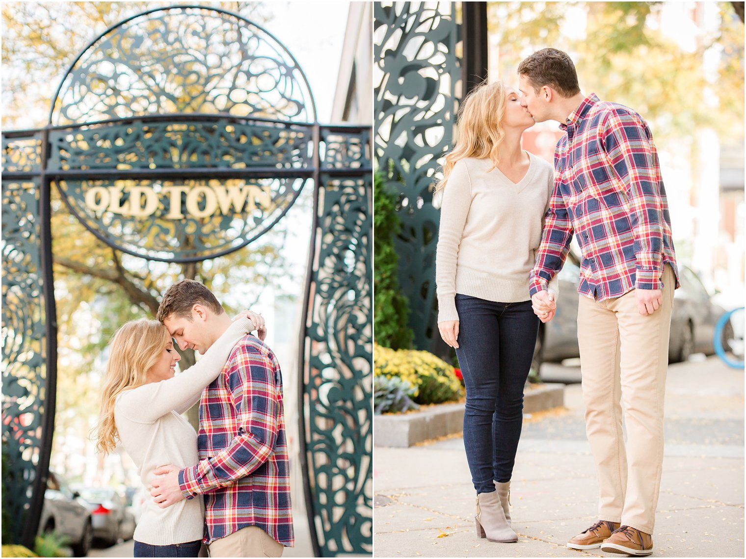 engagement photos in Old Town, Chicago
