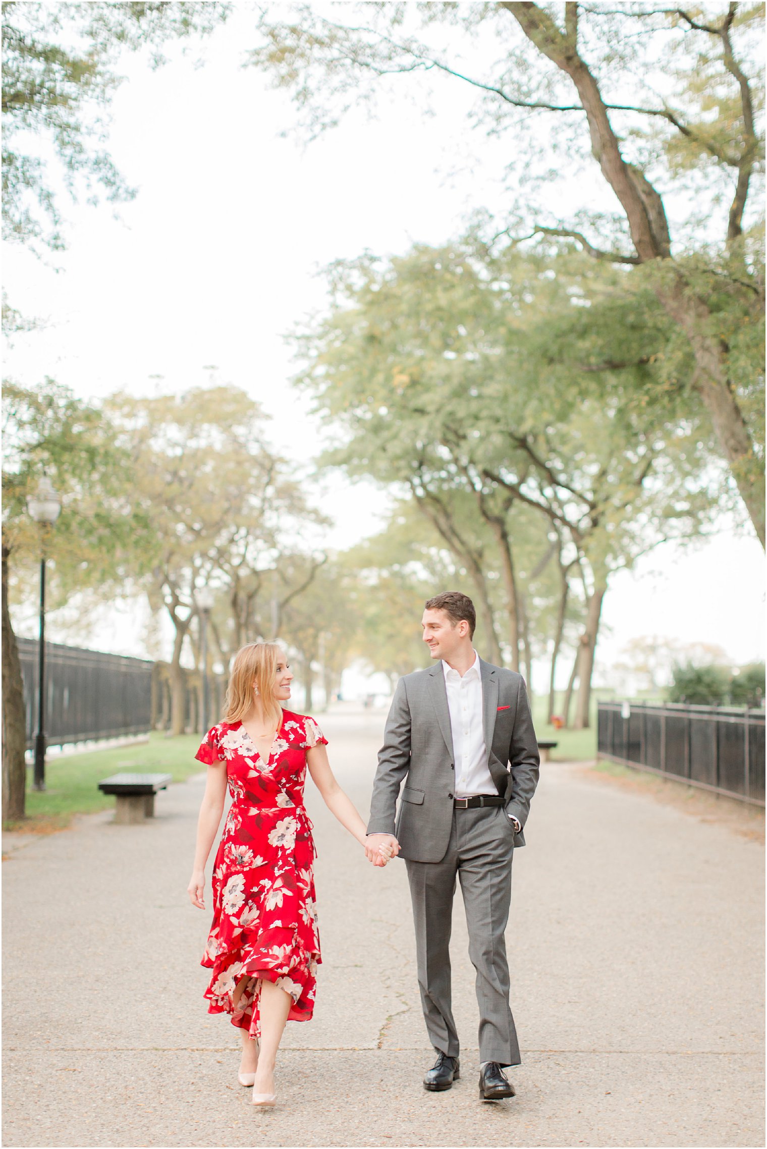 engagement photos at Milton Lee Olive Park