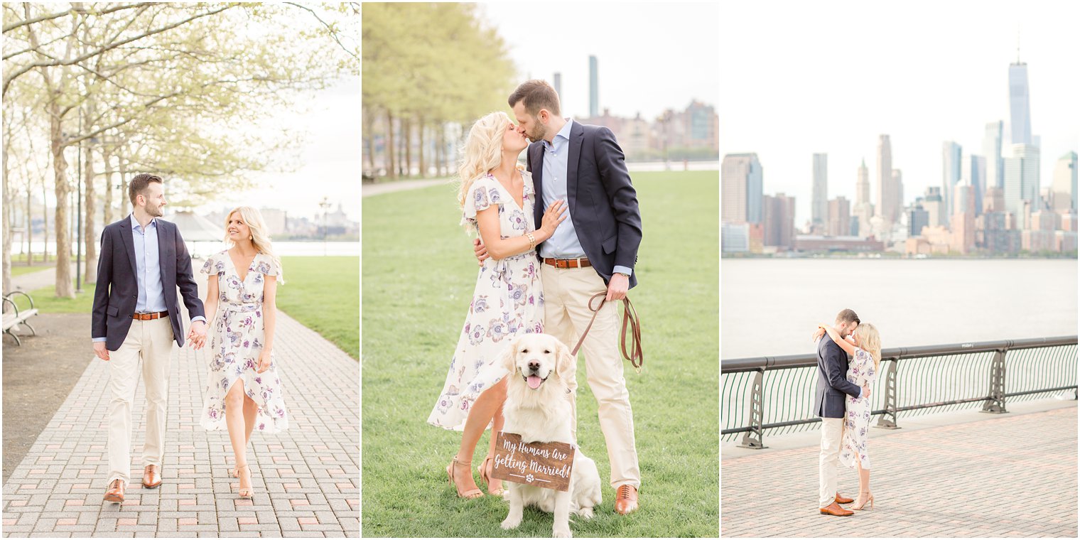 Hoboken engagement photography by Idalia Photography