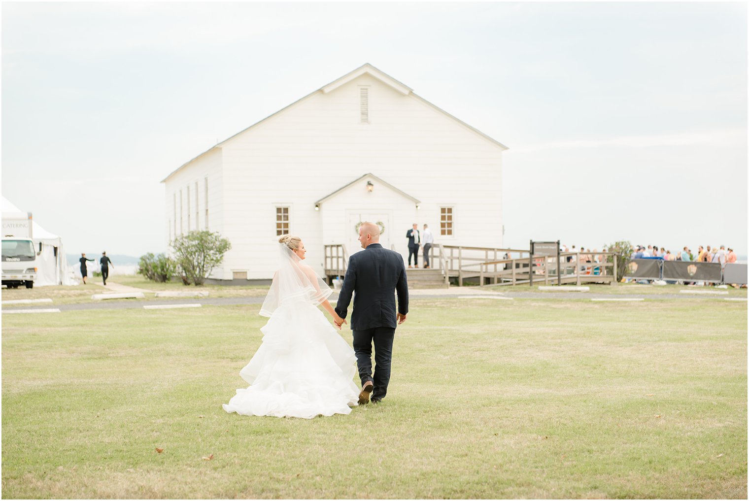 wedding at the chapel at Sandy Hook