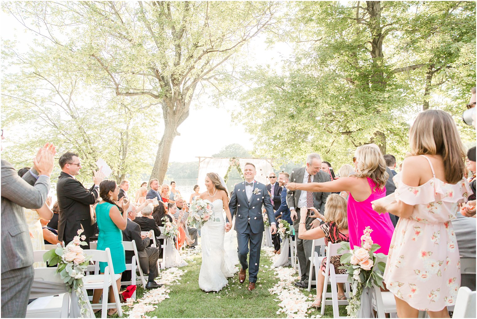 outdoor ceremony at Indian Trail Club