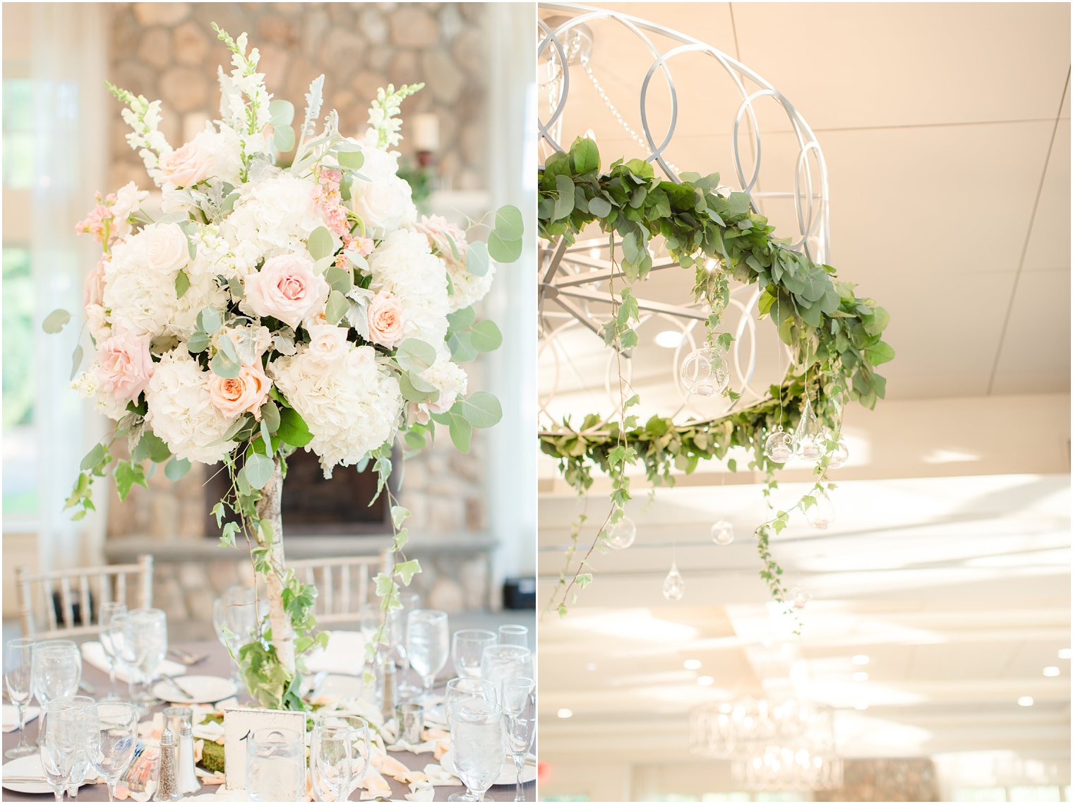 wedding florals by Indian Trail Club