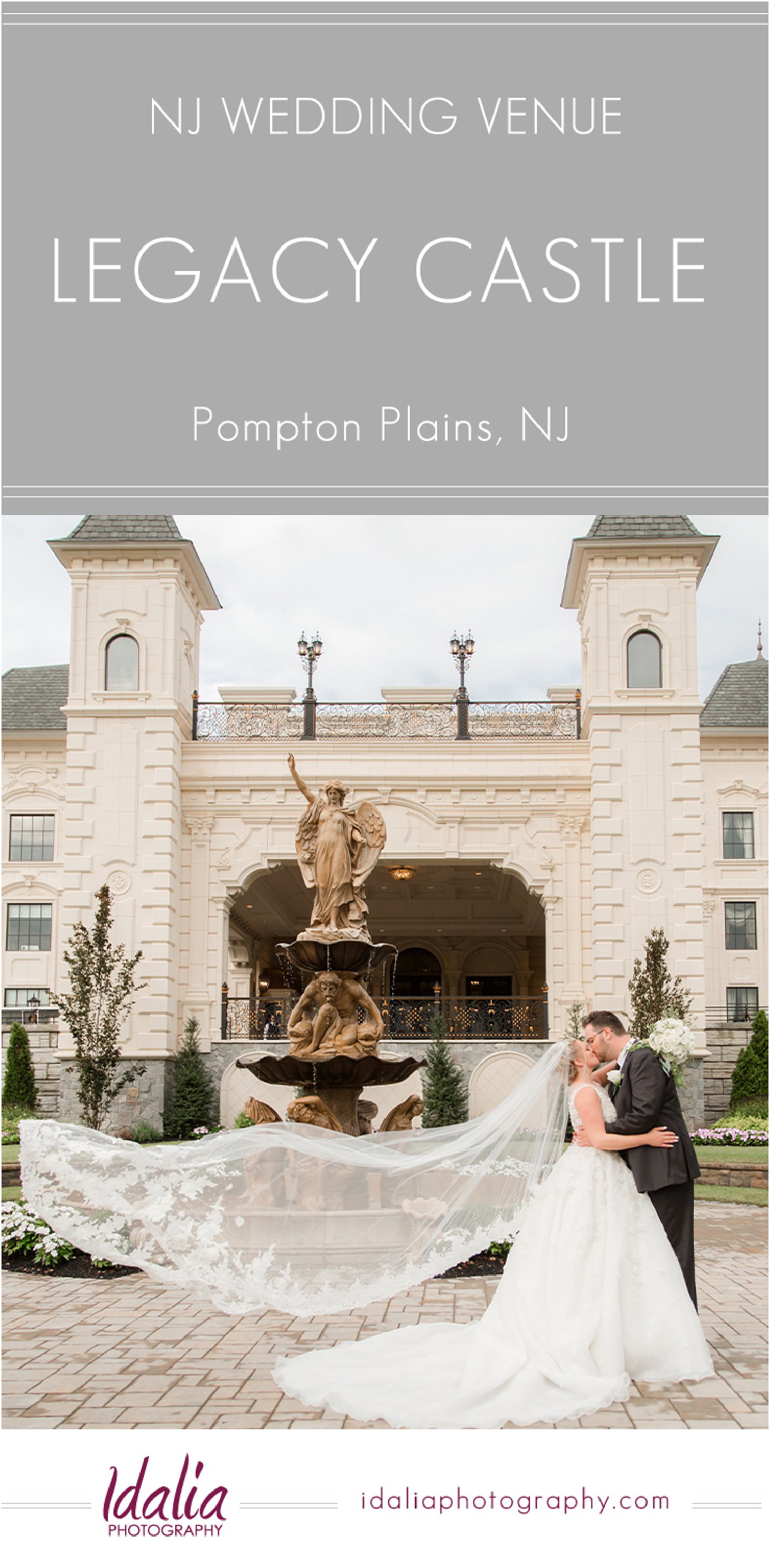 Venue Spotlight on Legacy Castle, a luxury NJ Wedding Venue in Pompton Plains, NJ | Photos by Idalia Photography