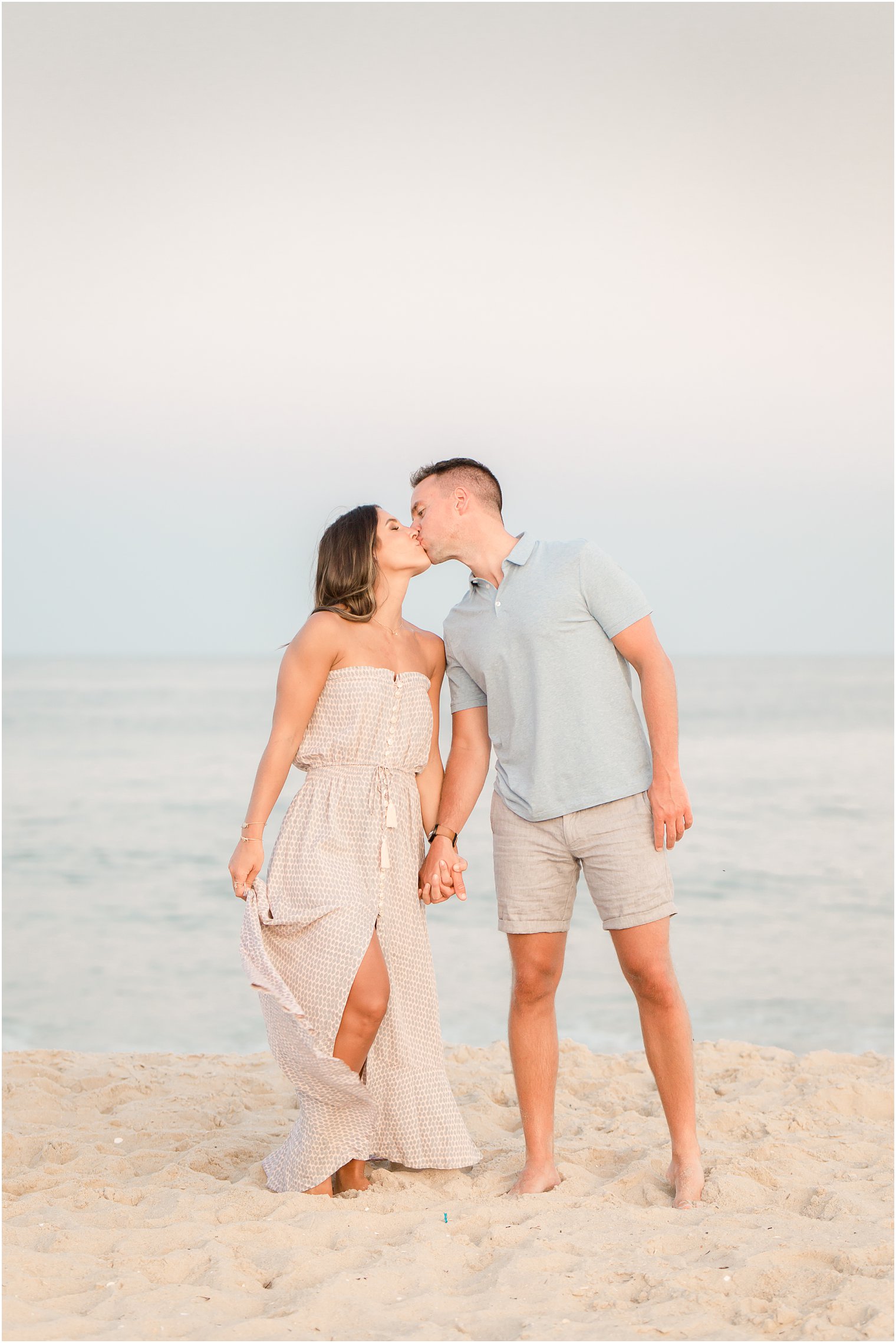 sunset engagement photos on LBI