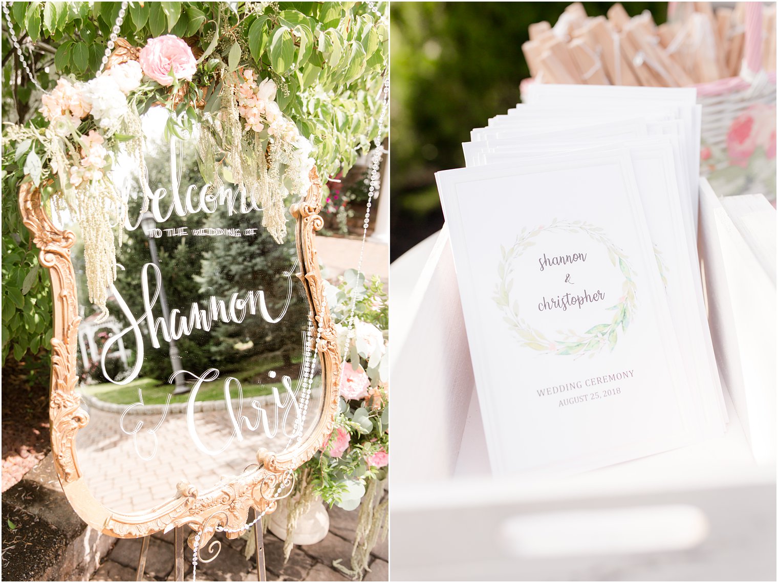 Outdoor ceremony at Windows on the Water at Frogbridge in Millstone, NJ