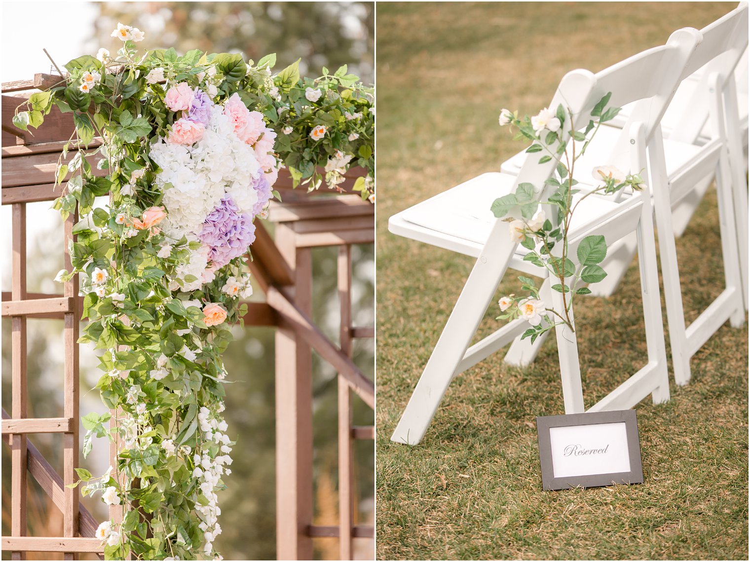 Outdoor ceremony at Crystal Springs Resort in Hamburg, NJ