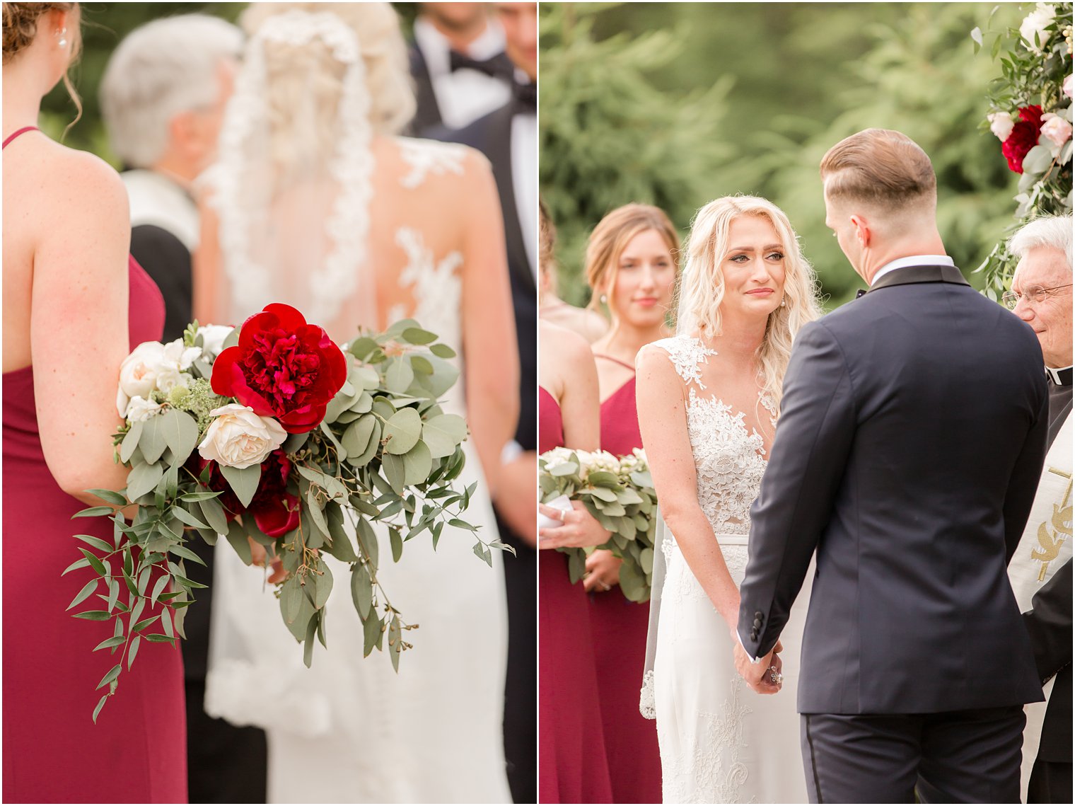 Outdoor ceremony at the Farmhouse at the Grand Colonial in Hampton, NJ