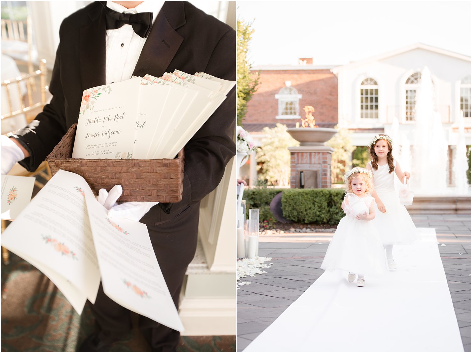 Outdoor ceremony at The Rockleigh in Rockleigh, NJ