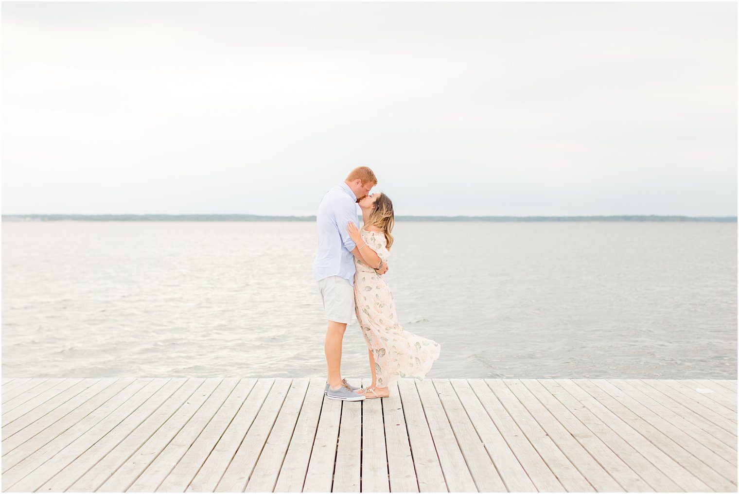 engagement photos in Lavallette NJ at Jacobsen Park