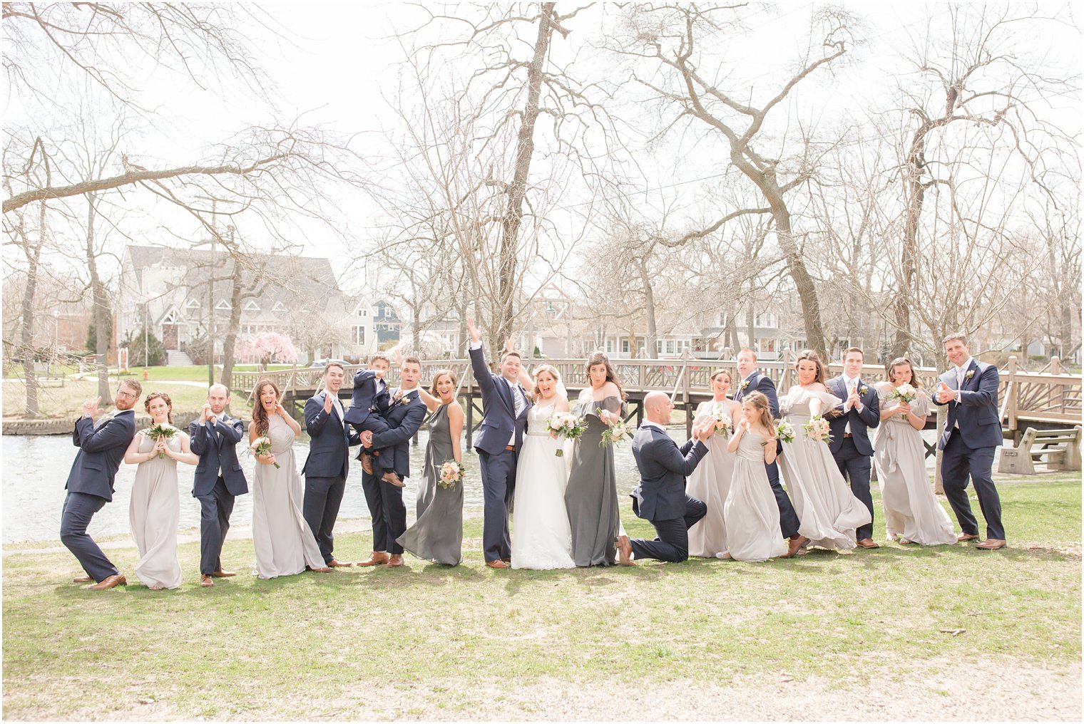 Fun bridal party photo