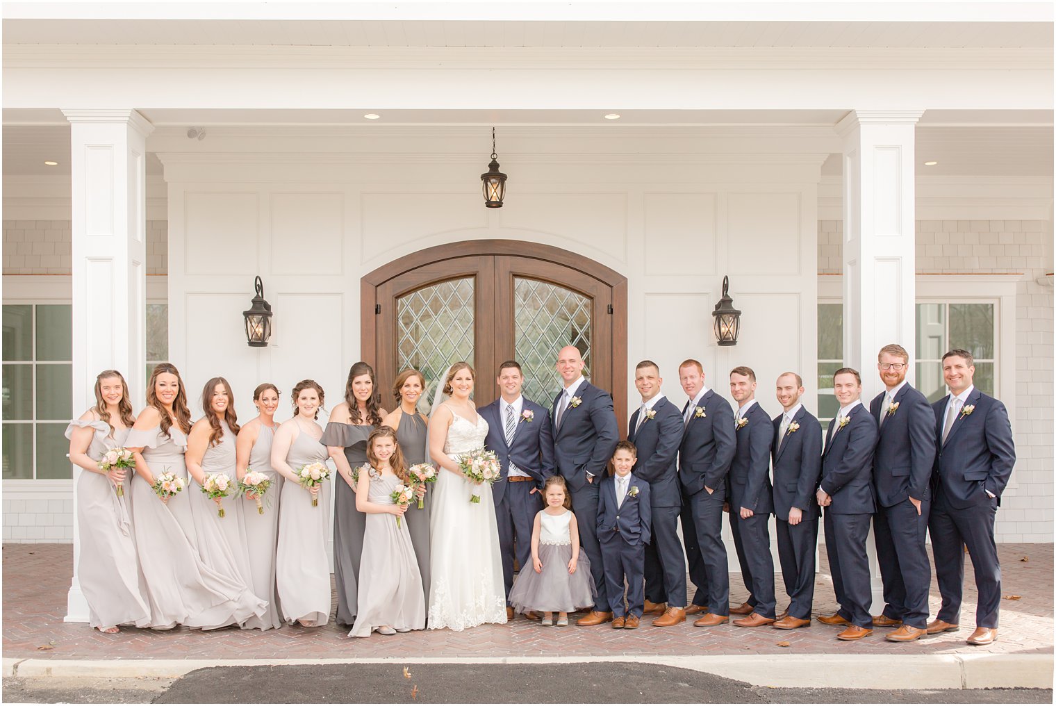 Bridal Party photo at The Mill Lakeside Manor