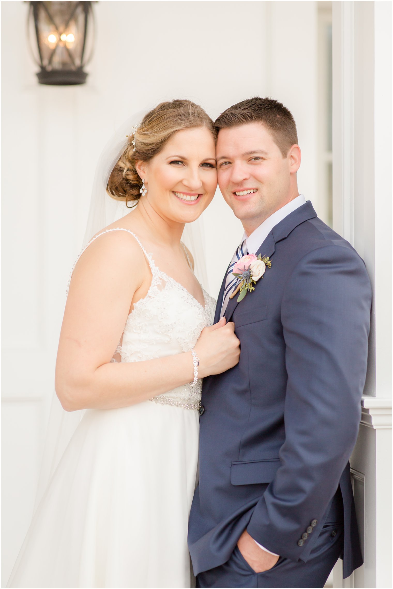 Classic bride and groom photo at The Mill Lakeside Manor Wedding