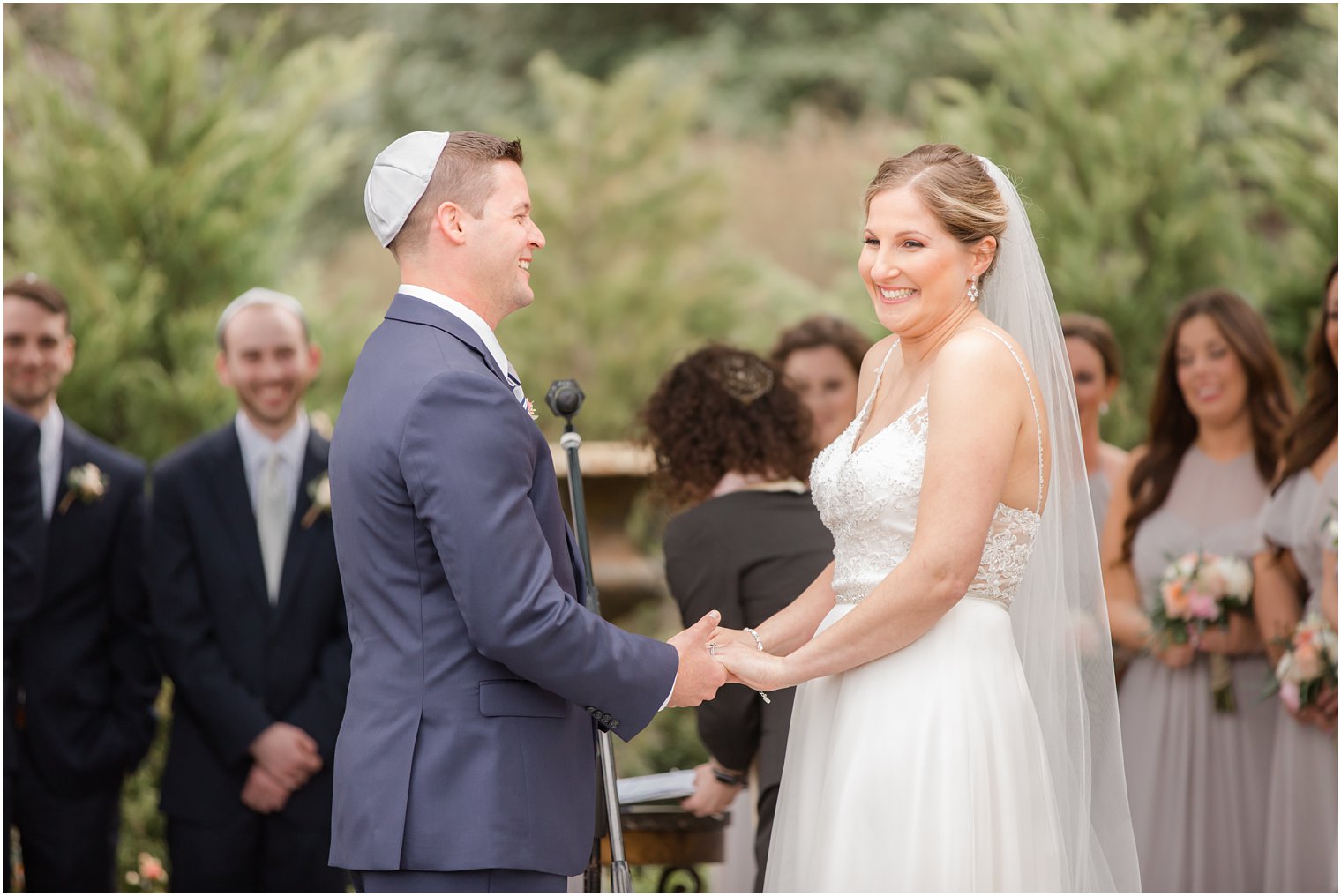 Outdoor wedding ceremony at The Mill Lakeside Manor Wedding