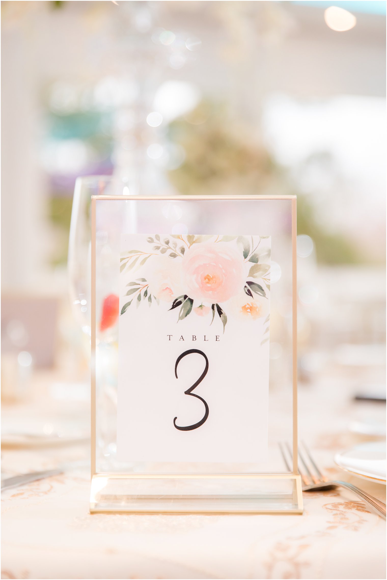 Shabby chic table number idea