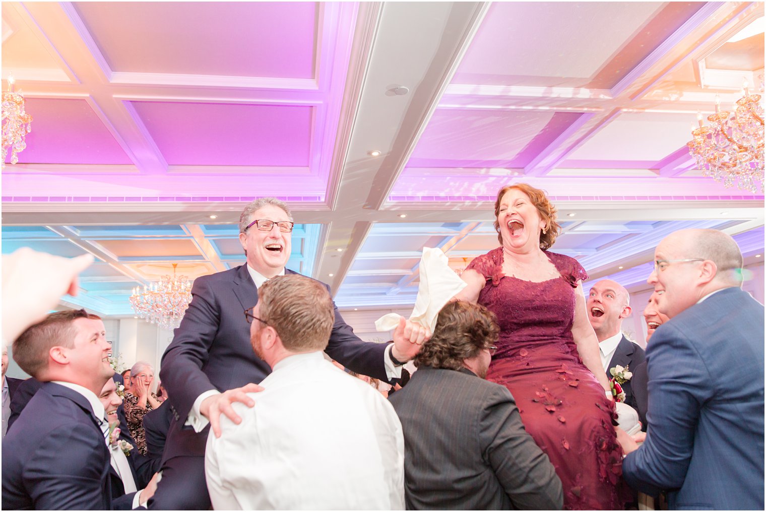 Parents of the bride during hora 