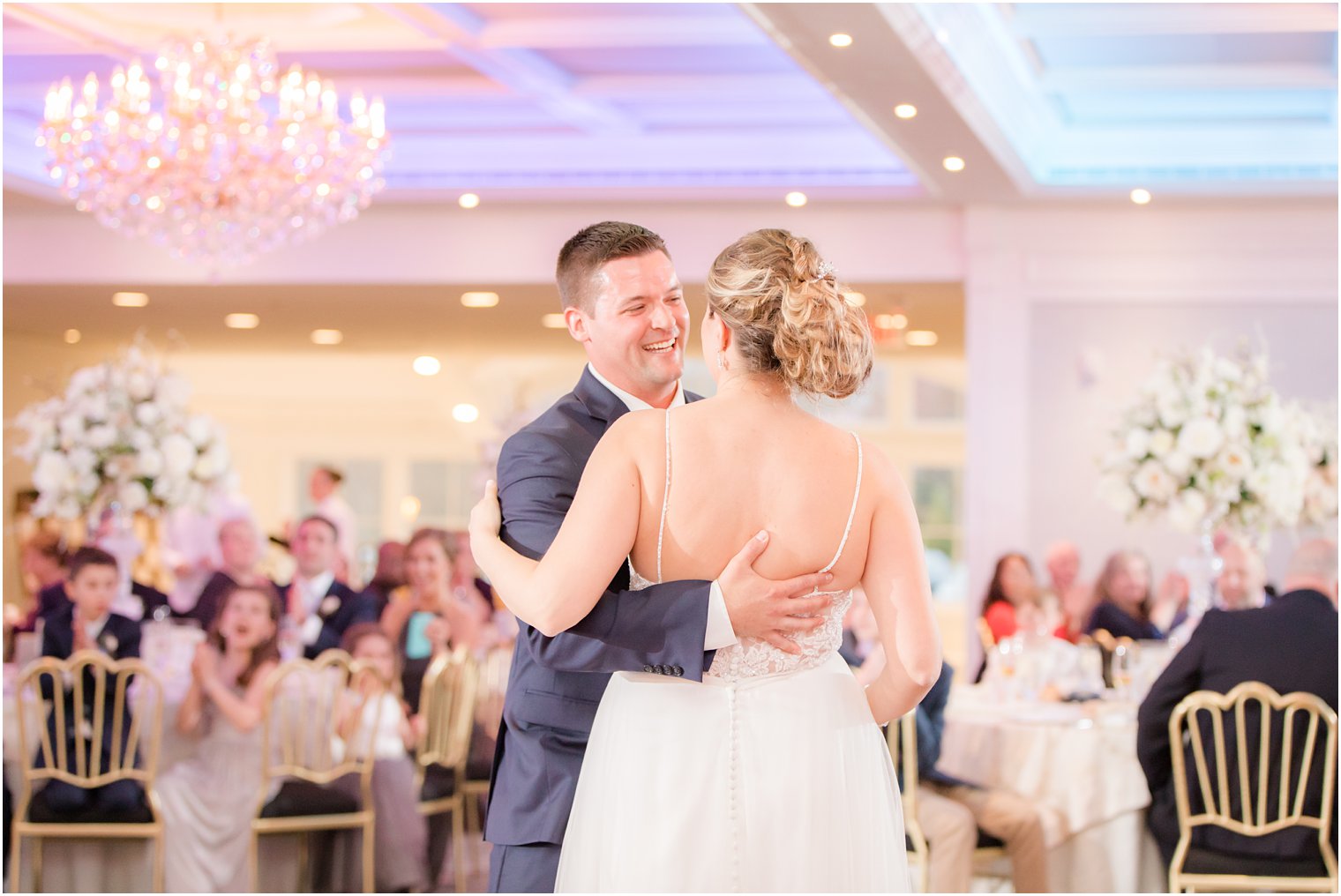 First dance during Wedding reception at The Mill at Lakeside Manor in Spring Lake NJ