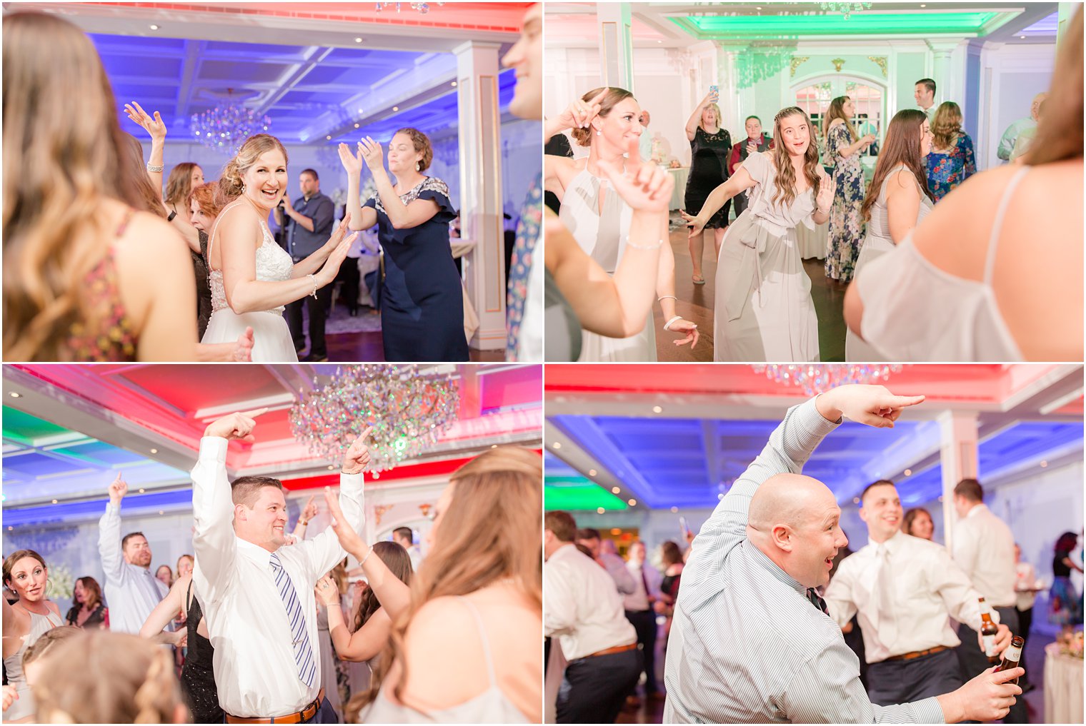 Guests dancing during wedding reception at The Mill at Lakeside Manor in Spring Lake NJ