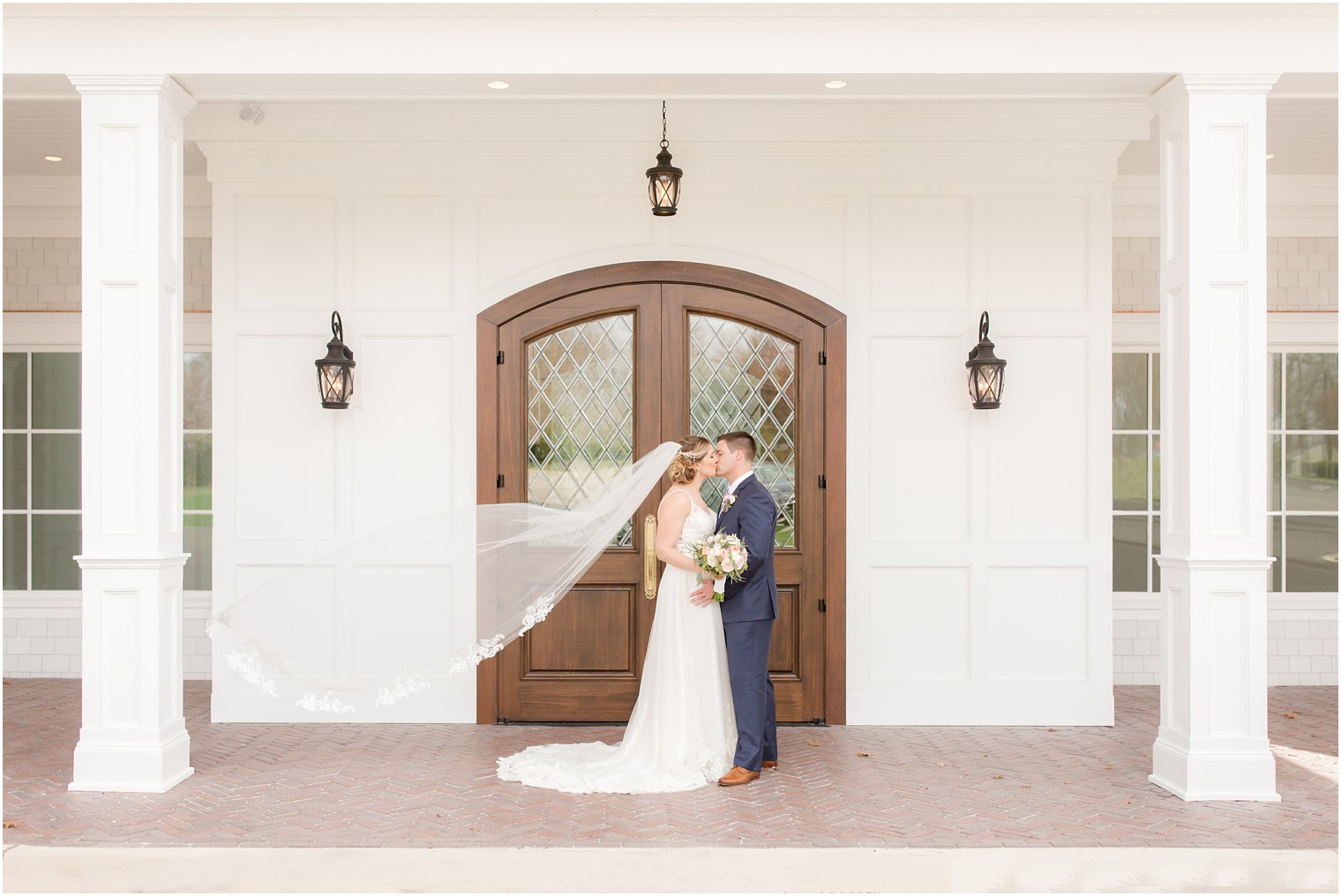 Romantic floating veil photo at The Mill Lakeside Manor