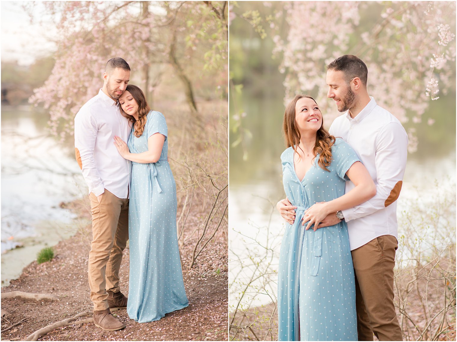 Engagement photos at Branch Brook Park