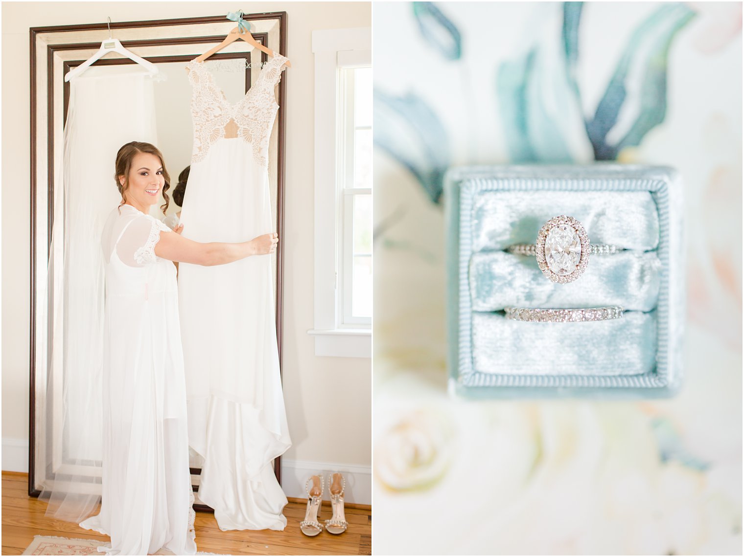 bridal prep on wedding morning in Stone Tower Winery Wedding Photos by Idalia Photography