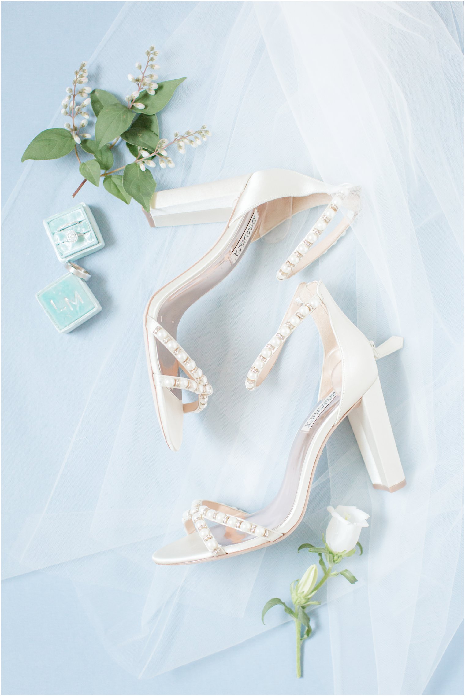 wedding shoes in Stone Tower Winery Wedding Photos by Idalia Photography