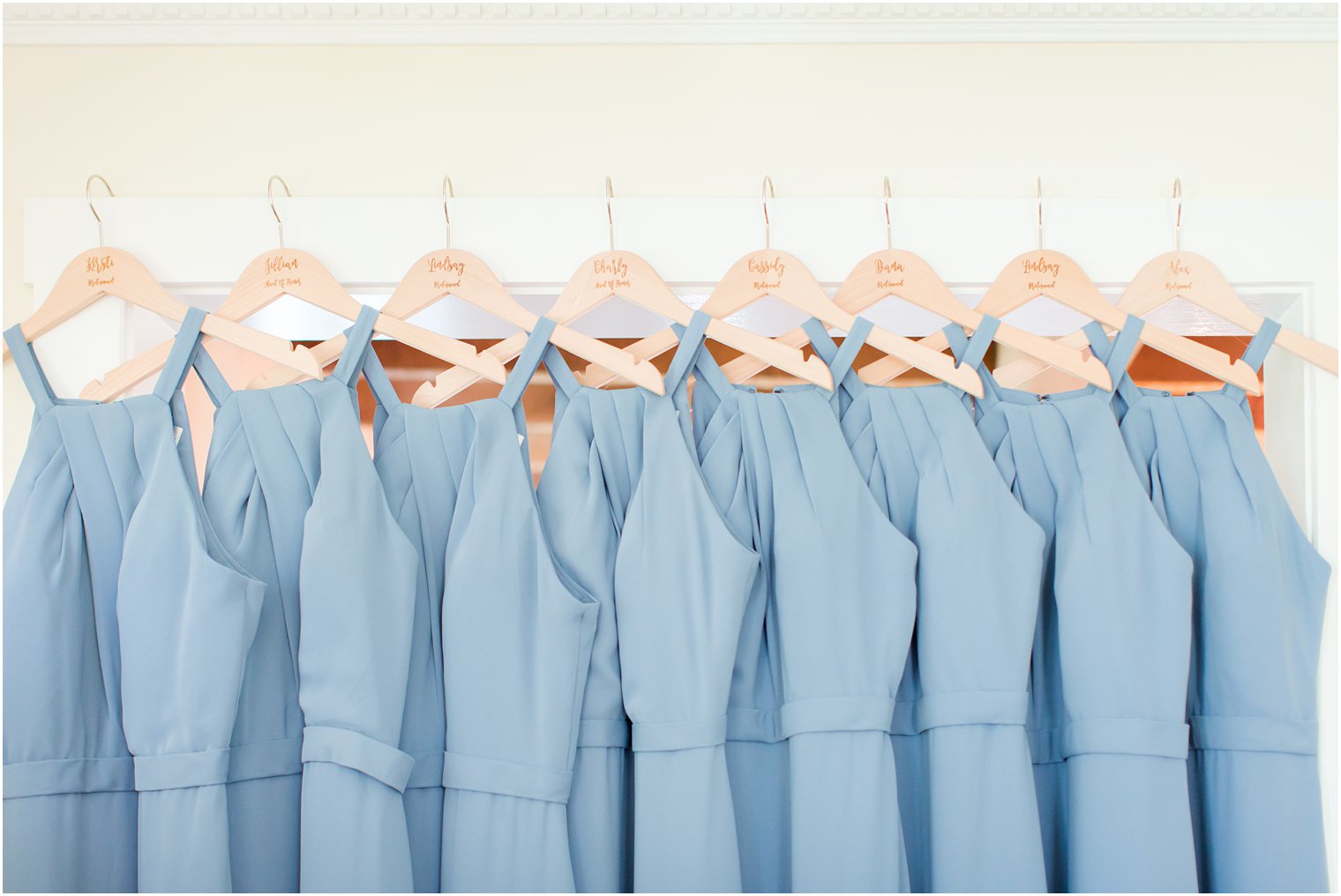 bridesmaid dresses in Stone Tower Winery Wedding Photos by Idalia Photography