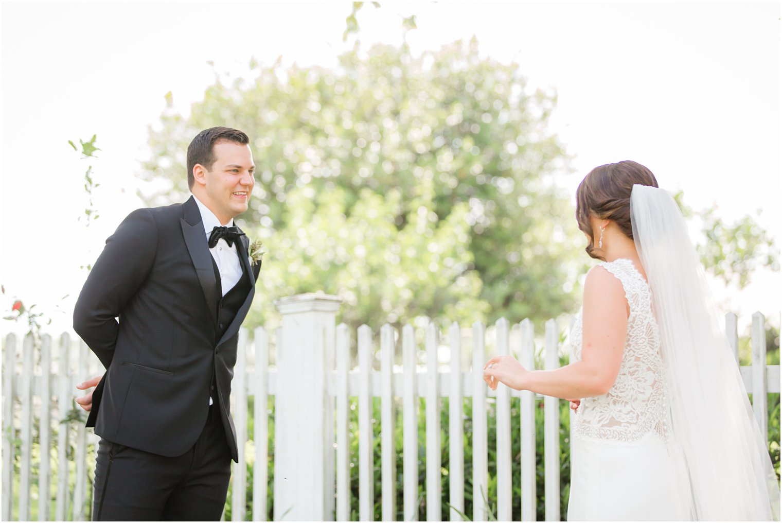 first look in Stone Tower Winery Wedding Photos by Idalia Photography