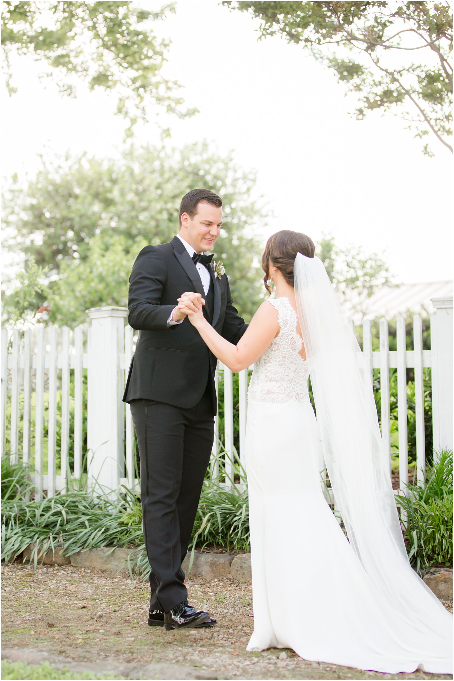 first look in Stone Tower Winery Wedding Photos by Idalia Photography