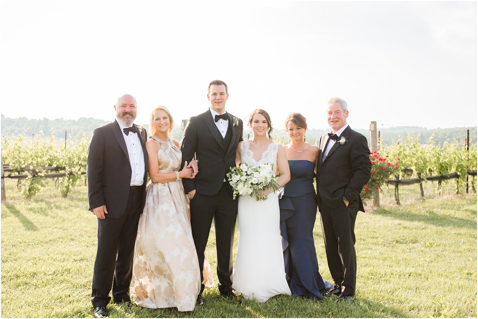 family portrait in Stone Tower Winery Wedding Photos by Idalia Photography