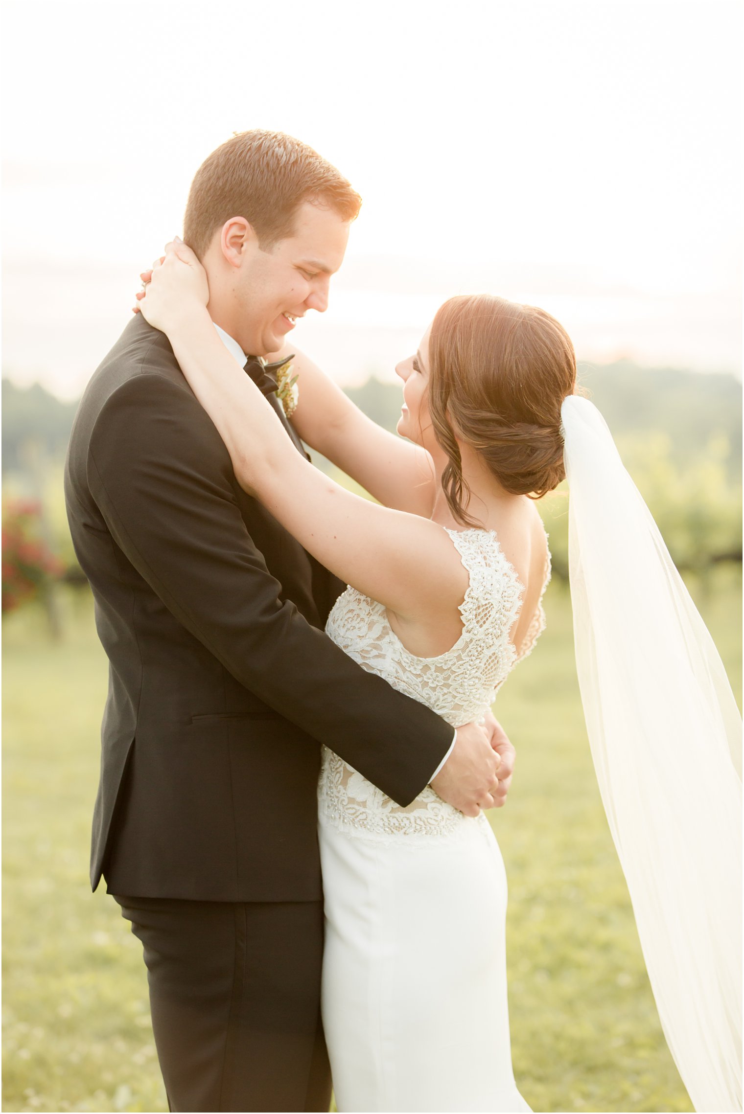 golden hour portraits in Stone Tower Winery Wedding Photos by Idalia Photography