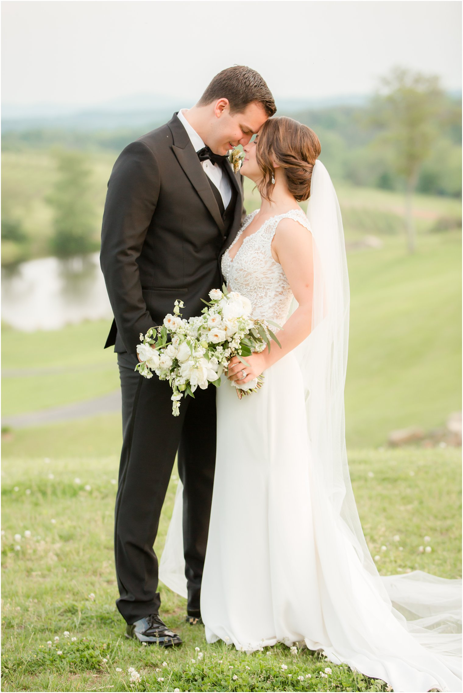 golden hour portraits in Stone Tower Winery Wedding Photos by Idalia Photography