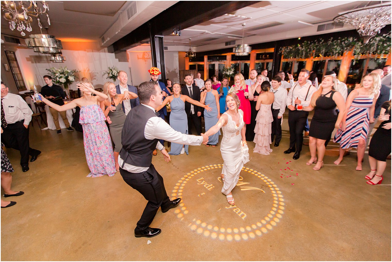 wedding reception dancing photos in Stone Tower Winery Wedding Photos by Idalia Photography