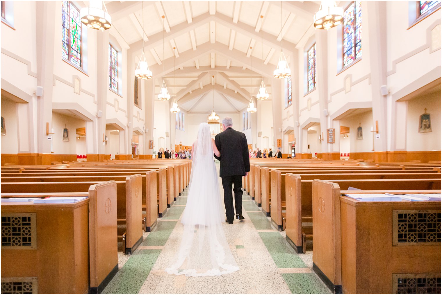 Wedding ceremony at St. Anne's Church