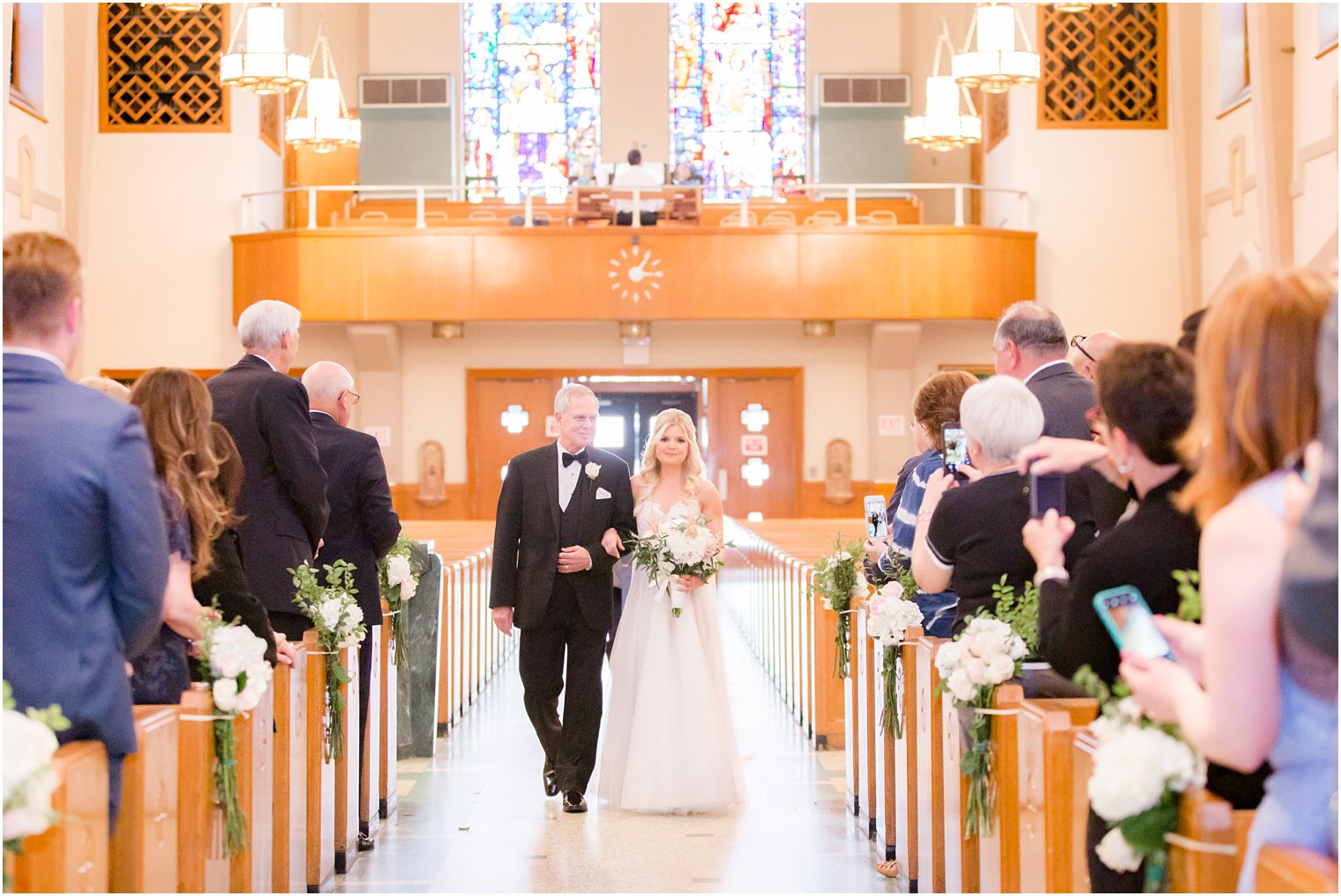 bride walking down the aisle