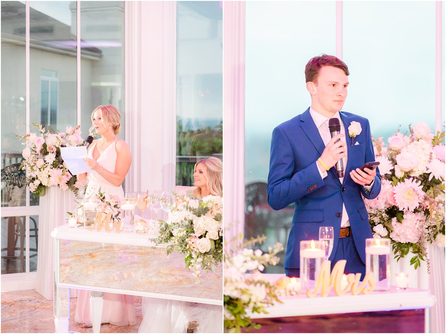wedding toasts at Westmount Country Club Wedding