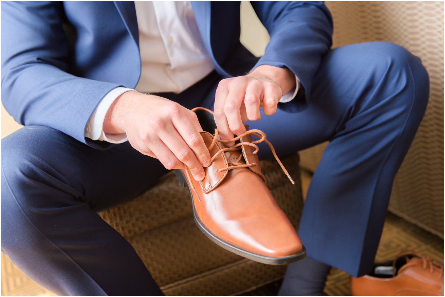 Groom's shoes | Windows on the Water at Frogbridge in Millstone NJ