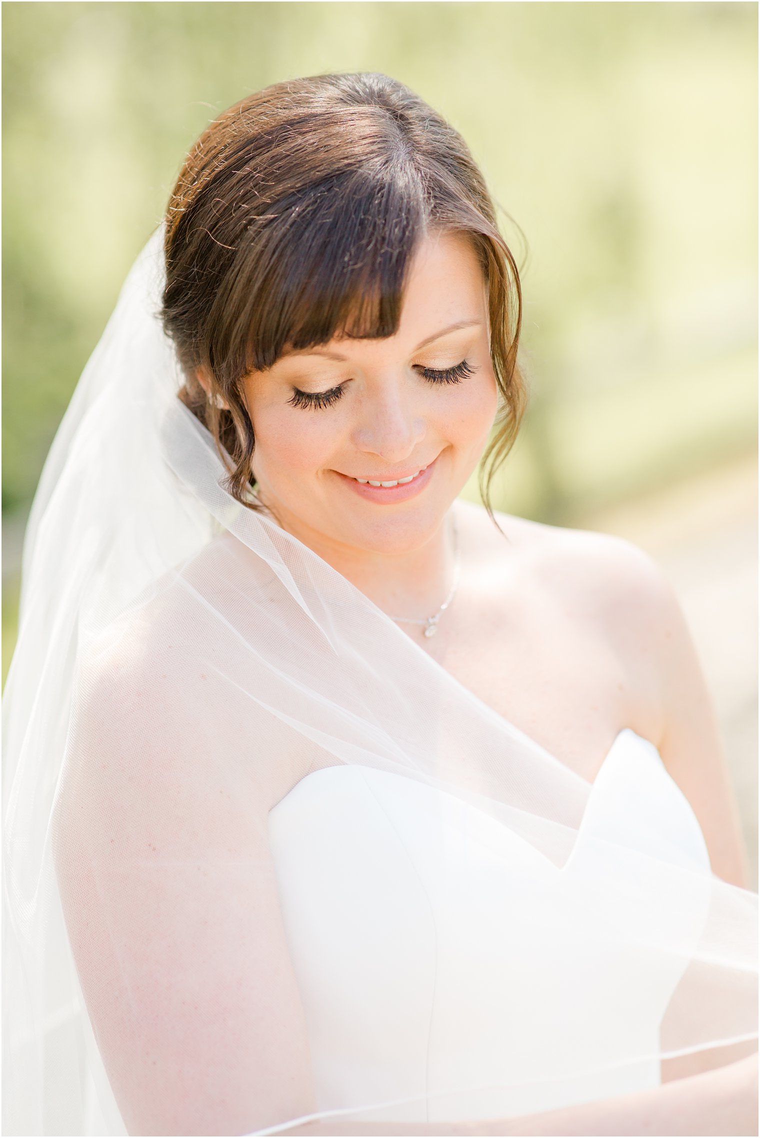 Bridal portrait at Windows on the Water at Frogbridge in Millstone NJ