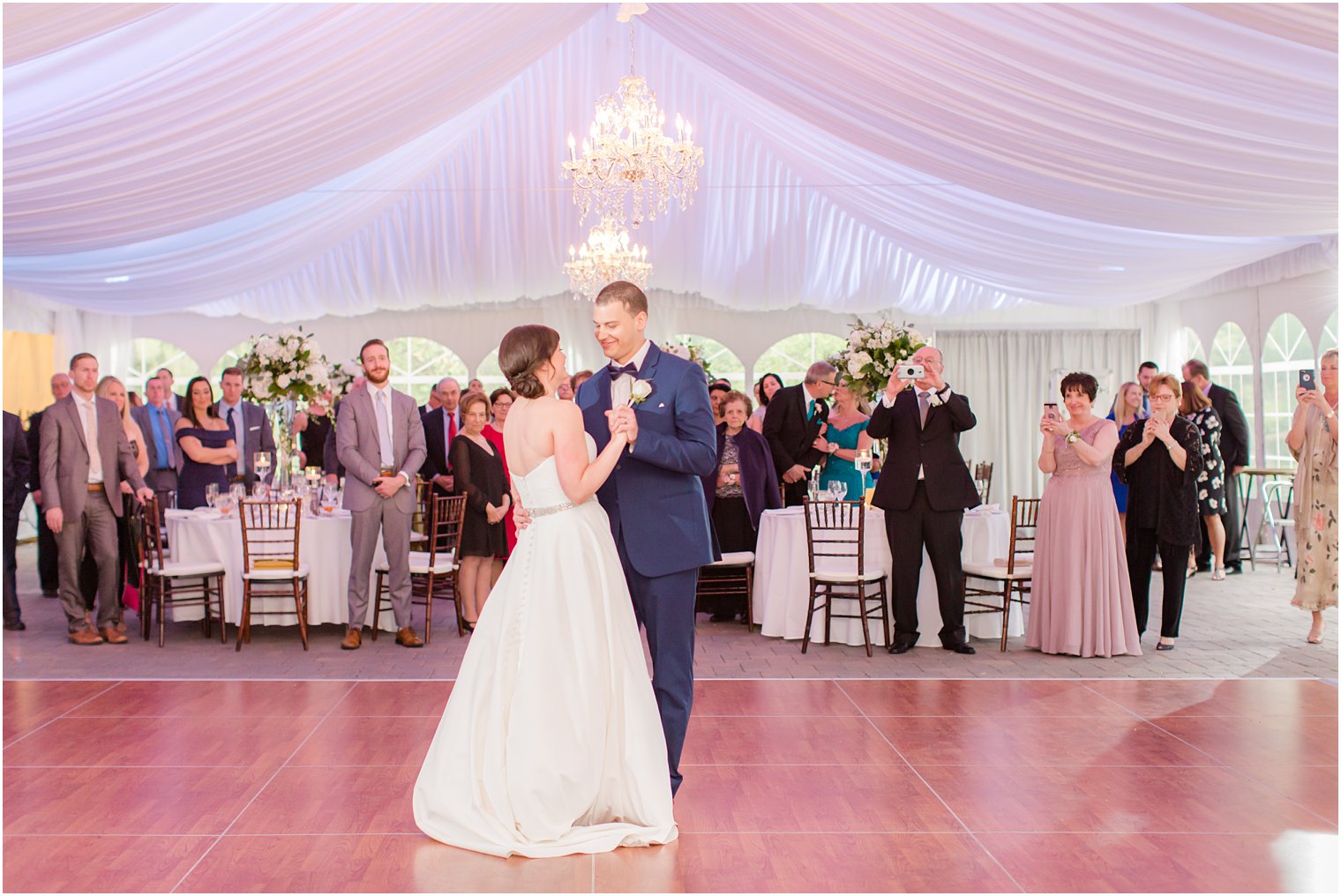 First dance photo at Windows on the Water at Frogbridge in Millstone NJ