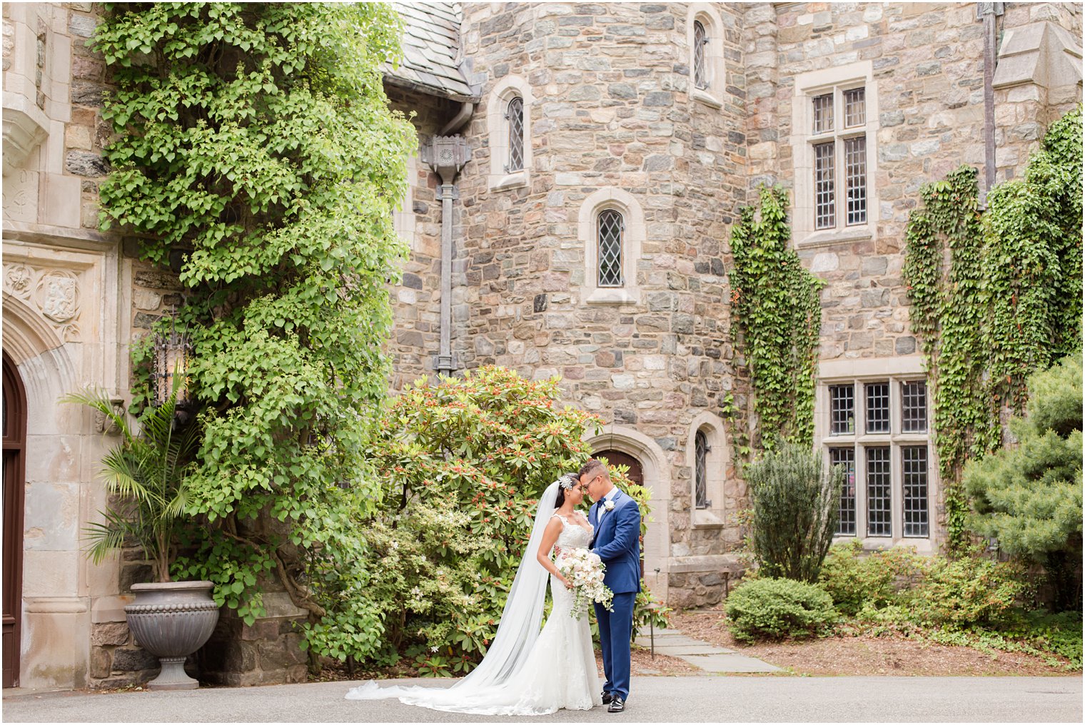 bride and groom portraits | The Castle at Skylands Manor Wedding Photos by Idalia Photography