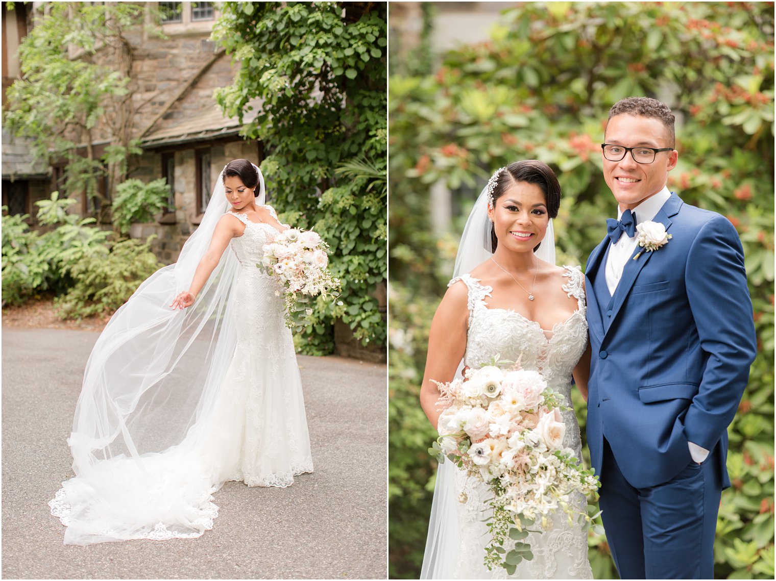 bride and groom formal photos | The Castle at Skylands Manor Wedding Photos by Idalia Photography