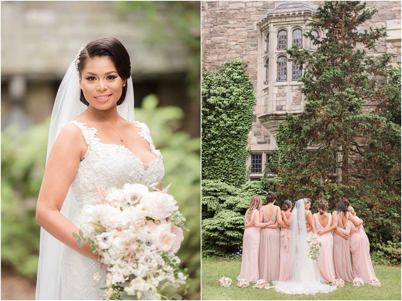 formal portraits during wedding day | The Castle at Skylands Manor Wedding Photos by Idalia Photography