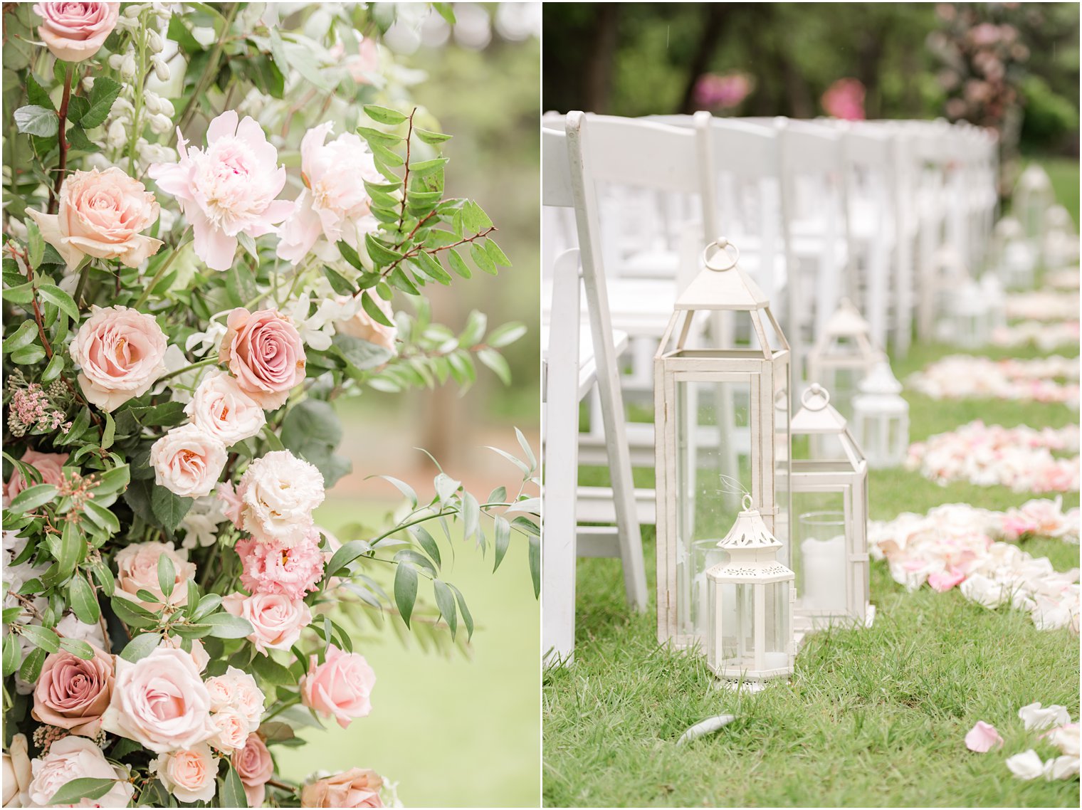 wedding ceremony site by Twisted Willow Flowers | The Castle at Skylands Manor Wedding Photos by Idalia Photography