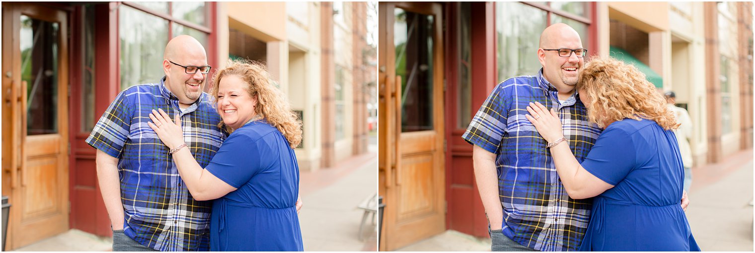 Engagement photos at Harvest Moon Brewery