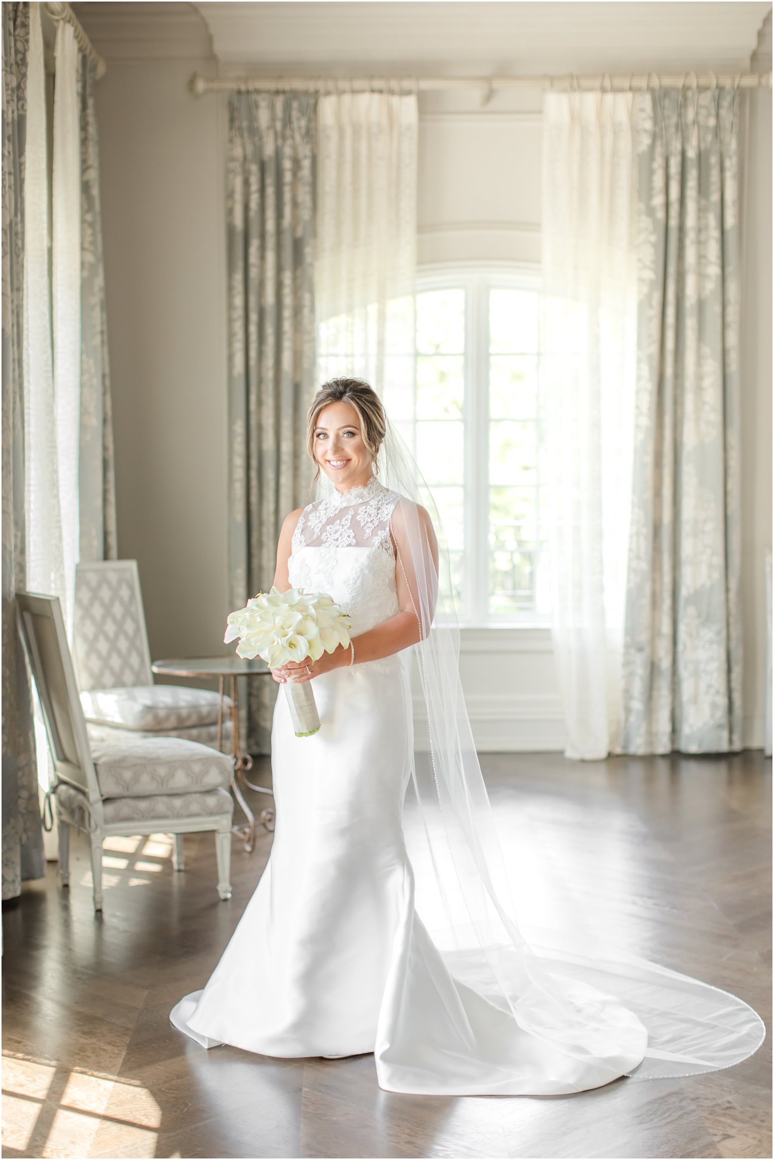 Elegant bridal portrait at Park Chateau Estate and Gardens