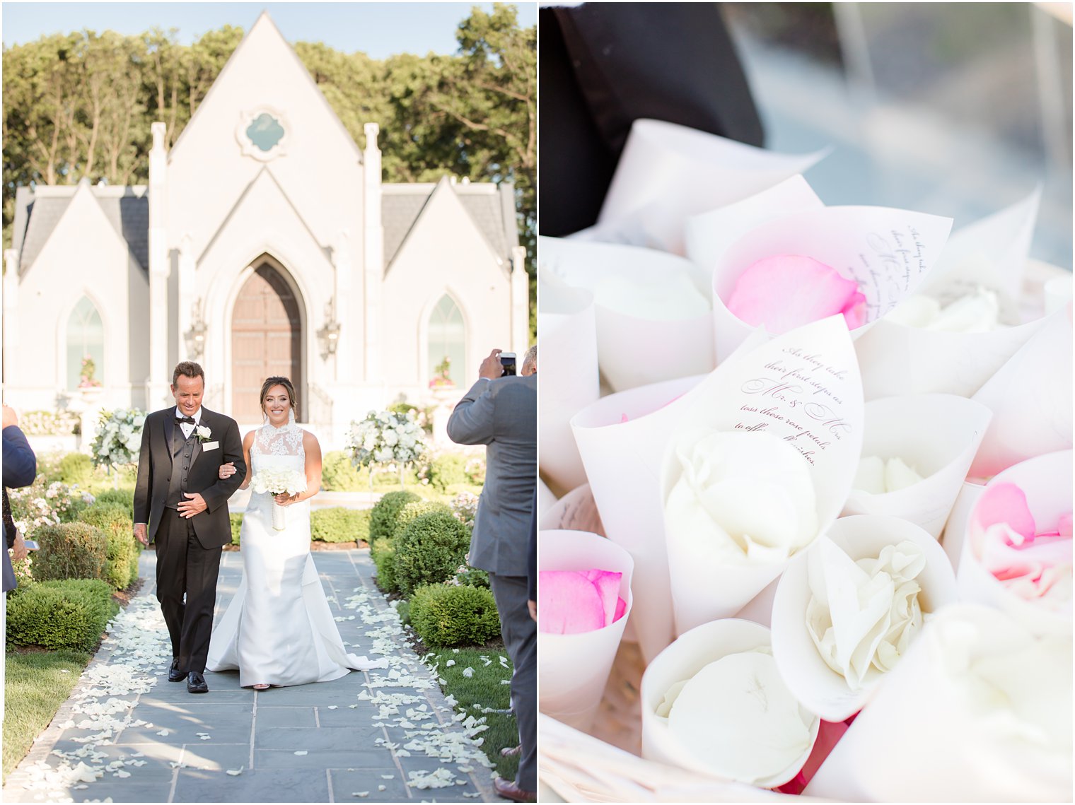 Outdoor wedding ceremony at Park Chateau Estate and Gardens