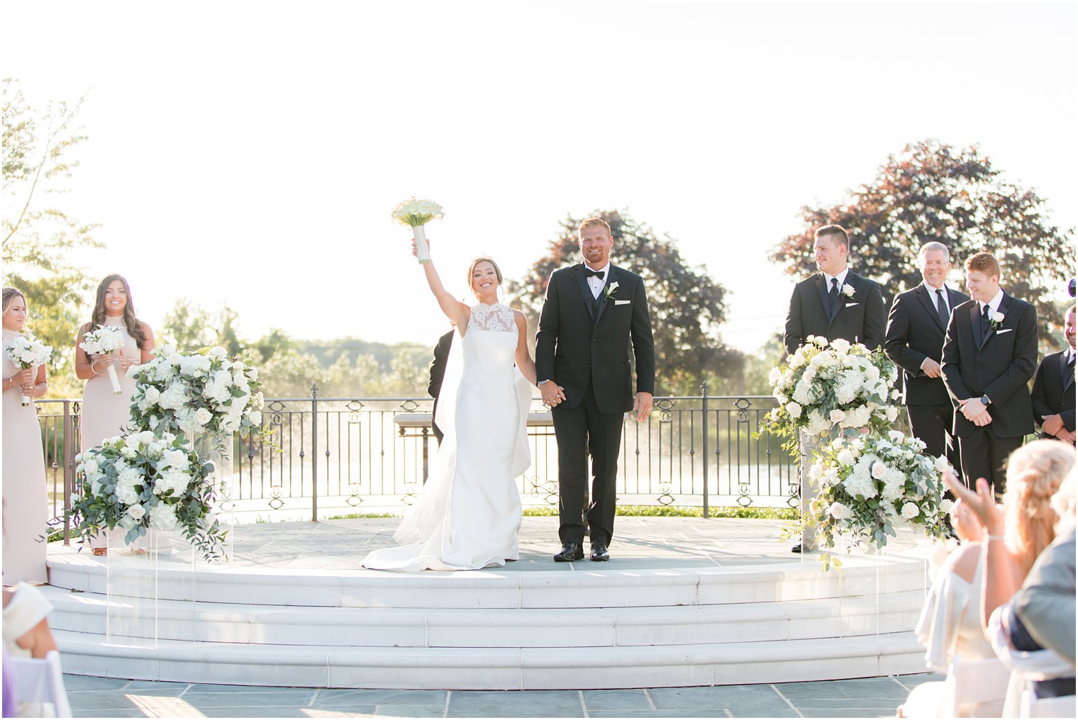 Outdoor wedding ceremony at Park Chateau Estate and Gardens