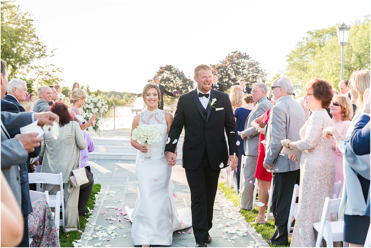 Outdoor wedding ceremony at Park Chateau Estate and Gardens